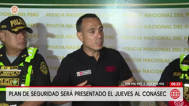 José Jerí presentará el Plan de Seguridad Nacional ante el Conasec este jueves. Foto: América Noticias