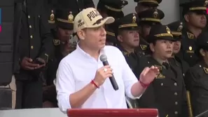 José Jerí participó en el aniversario de la Región Policial Lima, donde reafirmó su compromiso con la lucha contra la delincuencia. / Video: Canal N