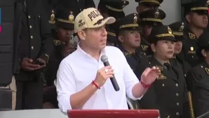 José Jerí participó en el aniversario de la Región Policial Lima, donde reafirmó su compromiso con la lucha contra la delincuencia. / Video: Canal N