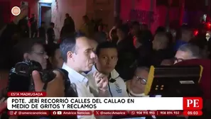 Presidente Jerí recorrió el Callao en estado de emergencia. Foto y video: América Noticias