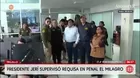 José Jerí supervisa penal El Milagro y anuncia medidas urgentes