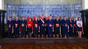 José Jerí tomó juramento a su gabinete de transición en Palacio. Foto: Presidencia. Video: Canal N