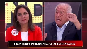 José Luis Delgado y Patricia Juárez debaten rol del Senado. Video: América Multimedia
