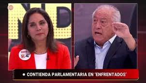 José Luis Delgado y Patricia Juárez debaten rol del Senado. Video: América Multimedia