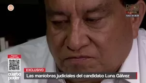 El candidato de Podemos Perú busca invalidar testimonios de un colaborador eficaz que lo vinculan a la toma de la ONPE en el 2017 para inscribir al partido político. Video: Cuarto Poder