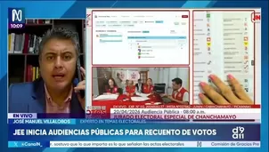 Los Jurados Electorales Especiales (JEE) comenzaron las audiencias públicas para el recuento de votos de actas observadas correspondientes a la segunda vuelta presidencial. / Video: Canal N