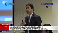 En el documento redactado por el fiscal Puma, sobre lo que viene declarando Castro