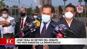 Durante la lectura de su pronunciamiento también resaltó que promovió la vacancia del ahora expresidente Martín Vizcarra. América Noticias