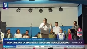 José Williams promete seguridad y mejoras en universidades/ Video y Foto: Canal N