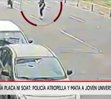 Valery Tatiana Perales Carrasco, de 18 años, falleció luego de ser atropellada por una motocicleta conducida por el suboficial de la Policía Nacional./ Video: América Noticias