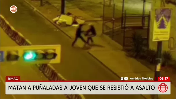 Joven de 19 años fue asesinado tras resistirse a robo en Rímac/ América Noticias