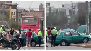 Joven muere al chocar su auto contra poste en Comas/ América Noticias