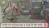 Joven es acuchillado tras salir de una fiesta en El Agustino