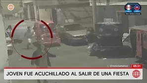 Joven es acuchillado tras salir de una fiesta en El Agustino. Foto y video: América Noticias