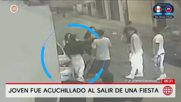 Joven es acuchillado tras salir de una fiesta en El Agustino. Foto: América Noticias