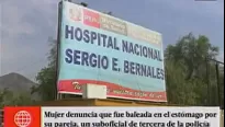 Mujer fue llevado al hospital Sergio Bernales. América Noticias