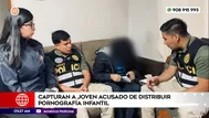 Joven acusado de distribuir pornografía infantil