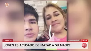 Joven es acusado de matar a su madre en su vivienda de Chancay. Foto y video: América Noticias