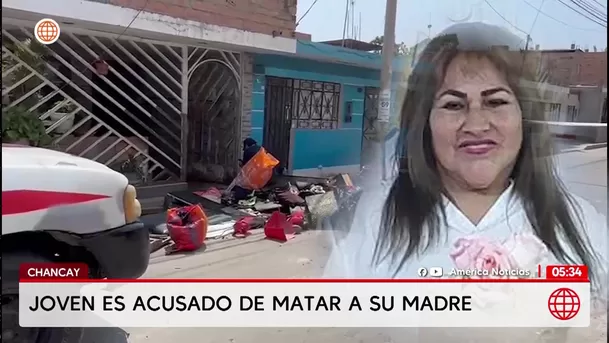 Joven es acusado de matar a su madre en su vivienda de Chancay. Foto: América Noticias