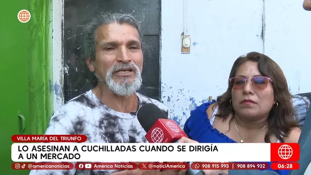 Asesinan a joven frente a colegio en VMT. Foto: América TV