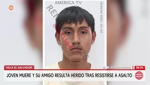 Joven es asesinado en losa deportiva de Villa El Salvador tras resistirse a robo. Foto y video: América Noticias