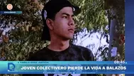 Joven asesinado en su primer día como colectivero en av. México