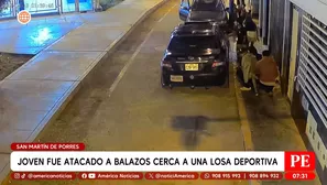 Joven es baleado en San Martín de Porres y queda grave. Foto y video: América TV