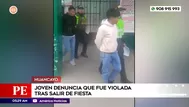 Joven denuncia que fue violada tras salir de fiesta en Huancayo