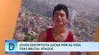 Joven deportista lucha por su vida tras brutal ataque