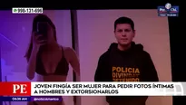 Joven fingía ser mujer para extorsionar a víctimas. Foto y video: América Noticias