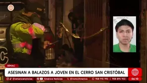 Asesinan a joven de 18 años en cerro San Cristóbal del Rímac. Foto y video: AN