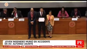 Joven ingeniero murió en accidente en avenida Alfoso Ugarte. Foto y video: América Noticias