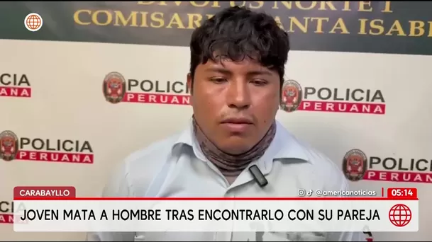 Joven mata a hombre tras encontrarlo con su pareja en Carabayllo. Foto: América Noticias Joven mata a hombre tras encontrarlo con su pareja en Carabayllo. Foto: América Noticias