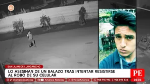 Joven muere al resistirse al robo de su celular en San Juan de Lurigancho. Foto y video: América Noticias