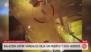 Joven muere en balacera de San Juan de Lurigancho. Foto y video: América Noticias