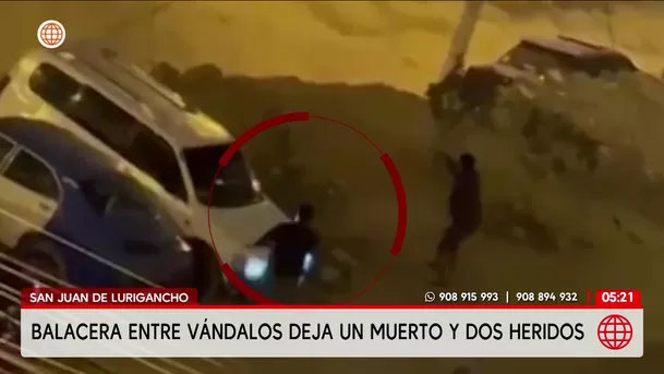 Joven muere en balacera de San Juan de Lurigancho. Foto: América Noticias
