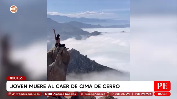 Joven muere tras caer del cerro Chiputur en Trujillo. Foto: América Noticias Joven muere tras caer del cerro Chiputur en Trujillo. Foto: América Noticias