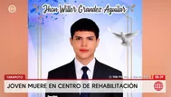 Joven muere en centro de rehabilitación de Tarapoto