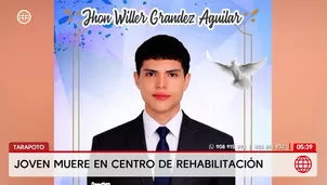 Joven muere en centro de rehabilitación de Tarapoto. Foto y video: América Noticias