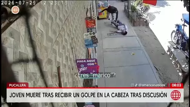 Joven muere tras sufrir golpe en la cabeza en Pucallpa/ América Noticias Joven muere tras sufrir golpe en la cabeza en Pucallpa/ América Noticias