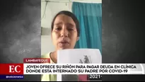 La deuda en la clínica, donde su padre se encuentra internado por COVID-19, no perdona y cada día sigue en aumento