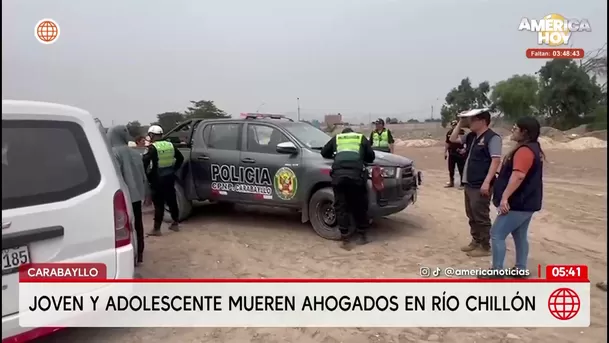 Joven y adolescente mueren ahogados en el río Chillón tras intentar salvar a una amiga. Foto: América Noticias
