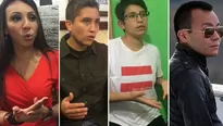   De izquierda a derecha: Leyla Huerta, Jesse Vilela, Pilar Rojas y Kenji Terukina