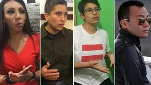   De izquierda a derecha: Leyla Huerta, Jesse Vilela, Pilar Rojas y Kenji Terukina