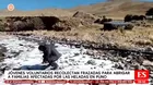 Jóvenes recolectan frazadas para familias en heladas de Puno