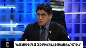 Juan Astuvilca, decano del Colegio Médico de Lima y epidemiólogo. Video: Cuarto Poder