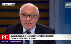 Juan Carlos Liendo fue designado como jefe de la DINI - Noticias de carlos-burgos