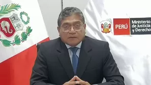Juan Enrique Alcántara, viceministro de Justicia. Video: Canal N