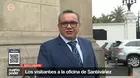 Juan José Santiváñez opera desde oficina clave en Palacio