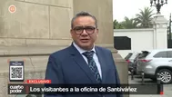 Juan José Santiváñez opera desde oficina clave en Palacio